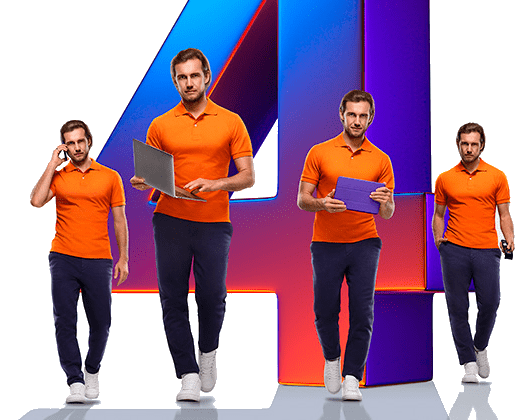 Великолепная четверка Ростелеком в деревня Чернякова (Курганская область)